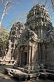 Ta Prohm temple - the south-west courtyard within the third and second enclosure